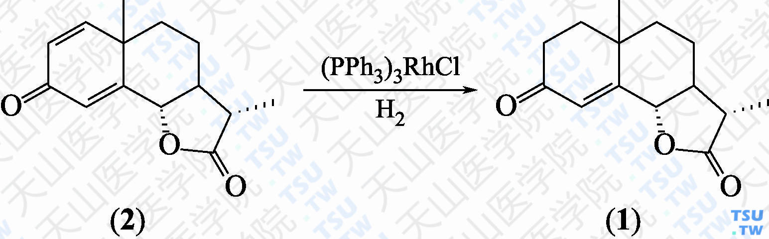 <i>α</i>-二氢山道年（分子式：C<sub>14</sub>H<sub>18</sub>O<sub>3</sub>）的合成方法路线及其结构式