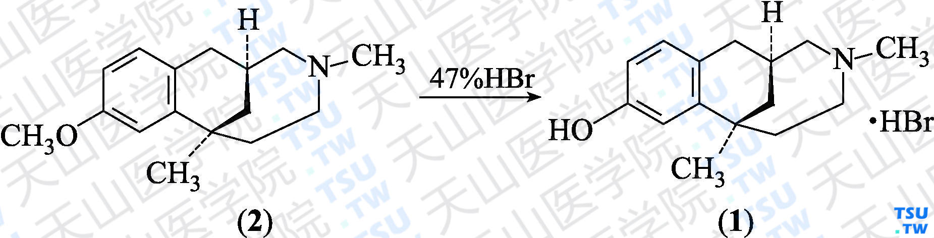 氢溴酸依他佐辛（分子式：C<sub>15</sub>H<sub>21</sub>NO·HBr）的合成方法路线及其结构式