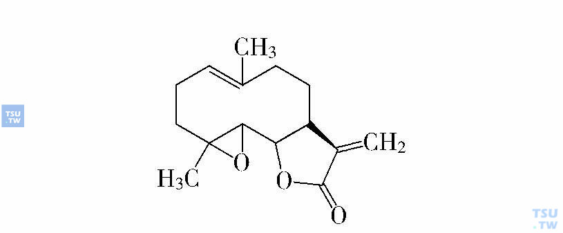  小白菊内酯结构图