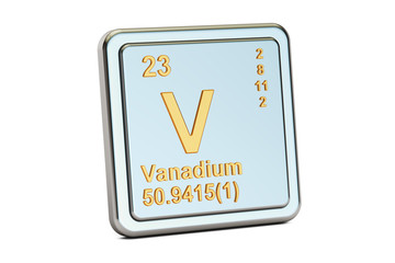 矾中毒vanadium，V