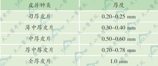 皮肤的游离移植