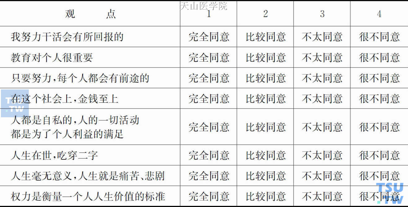 新型合成毒品滥用者信念因素四级量表