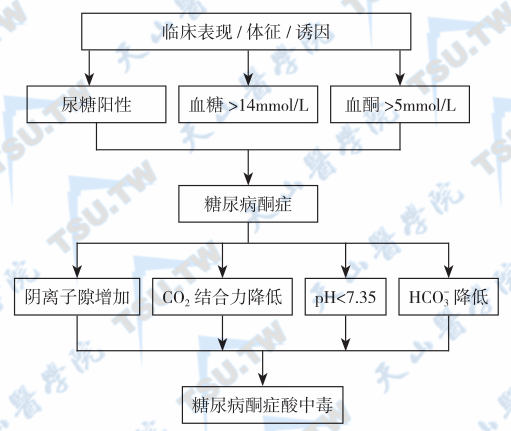 糖尿病酮症酸中毒的诊断依据