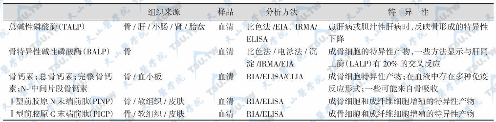 骨形成生化指标