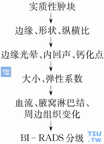 实质性肿块的超声诊断流程