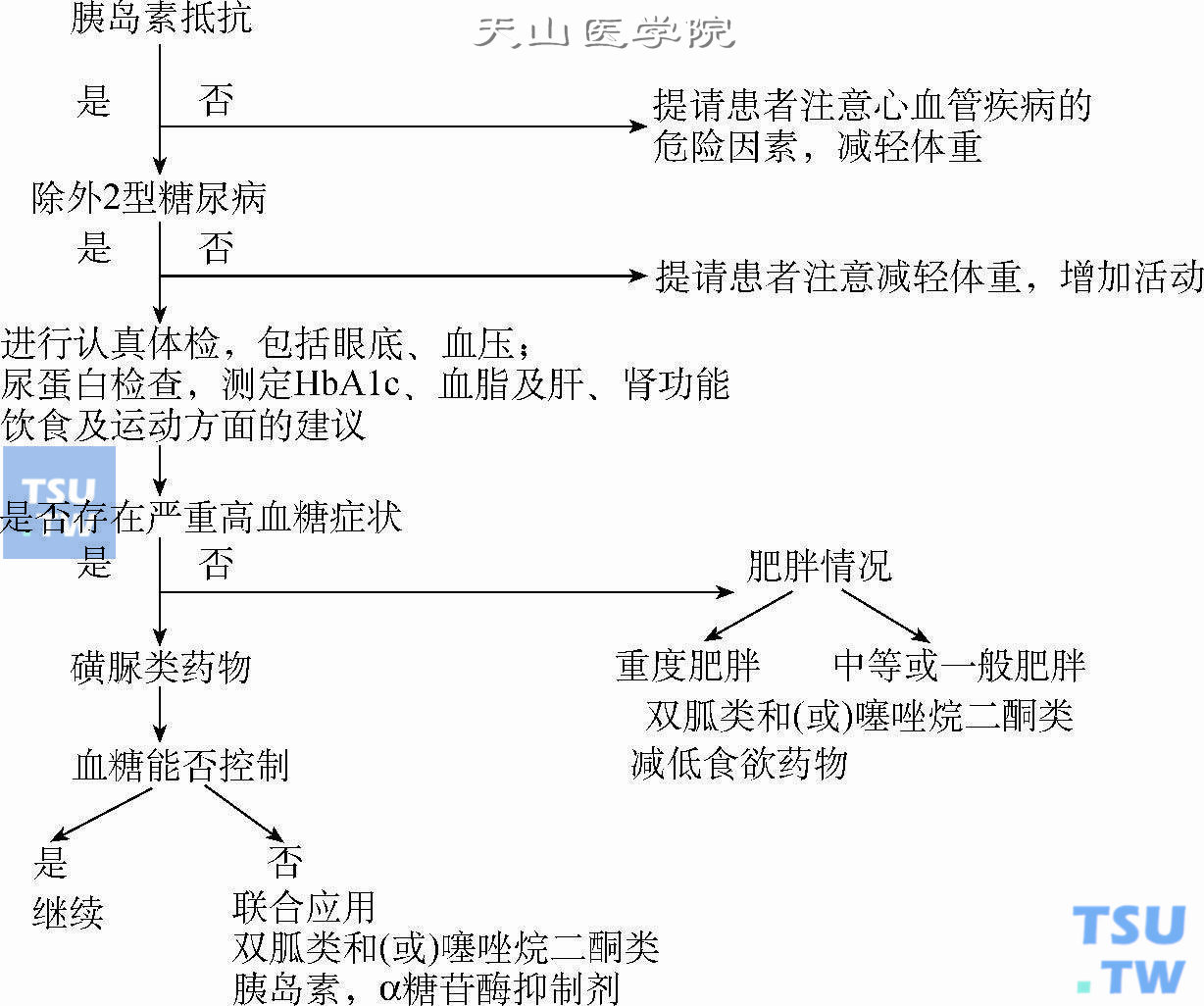 可以提高从评价表中已可看到提高胰岛素敏感性的一些措施