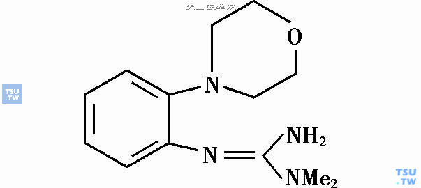  图B　苯甲酰基团（氯茴苯酸）