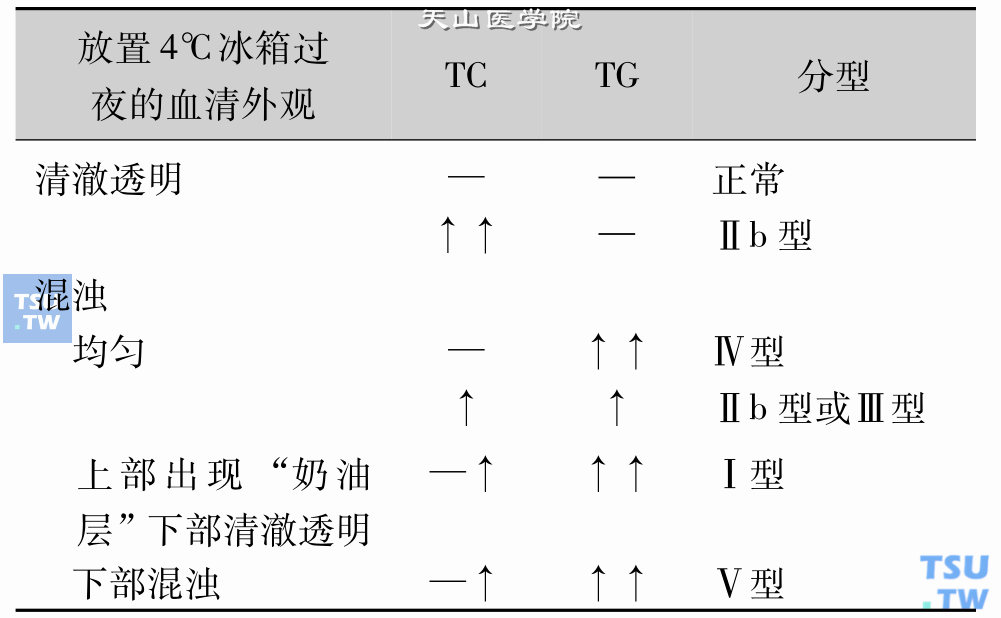 高脂蛋白血症初步进行分型