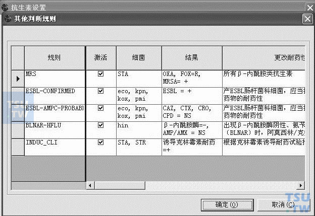 如何设置Whonet5.6专家解释规则？