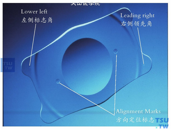  ICL晶状体形态及表面标记