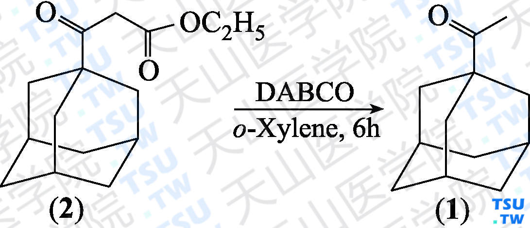 1-乙酰基金刚烷（分子式：C<sub>12</sub>H<sub>18</sub>O）的合成方法路线及其结构式